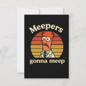 Meepers  gonna meep サンキューカード (正面)