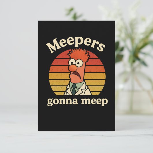 Meepers  gonna meep サンキューカード (スタンド正面)