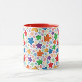 Meepleのプリントのコンボのマグ マグカップ (中央)