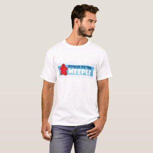 Meepleへの力-人のT Tシャツ
