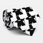 Meepleゲーマーの花婿の付添人のタイ ネクタイ (ロール)