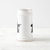 Meeple軽快なゲーマーのジョッキ ビールジョッキ (中央)