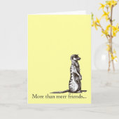 meerの友人のmeerkatの挨拶状より多く カード (黄色い花)