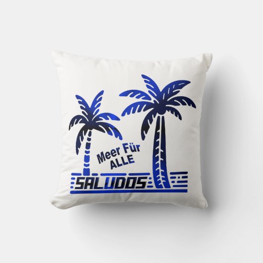 Meer Für ALLE - Palmendekor クッション (正面)