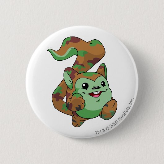 Meercaのカムフラージュ 缶バッジ (正面)