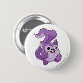 Meercaの紫色 缶バッジ (正面&裏面)