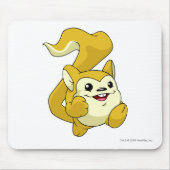 Meercaの黄色 マウスパッド (正面)