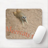 Meercatsの石のmousepad マウスパッド (マウス)
