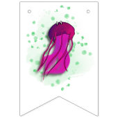 Meerestiere Party Deko バンティングフラッグ (第3の旗)