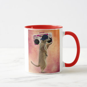 Meerkatおよび携帯用ステレオ マグカップ