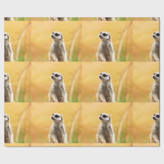 Meerkatのかわいい包装紙 ラッピングペーパー (シーム)