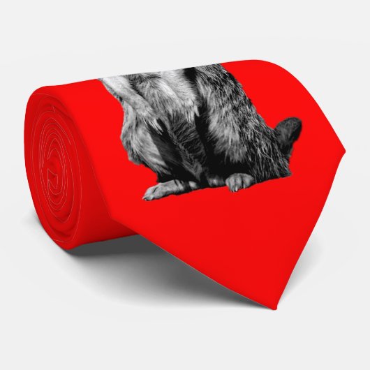 Meerkatのタイ ネクタイ (ロール)