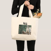 Meerkatのトートバック ラージトートバッグ (正面(商品))