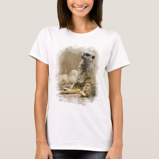 Meerkatのワイシャツ Tシャツ (正面)