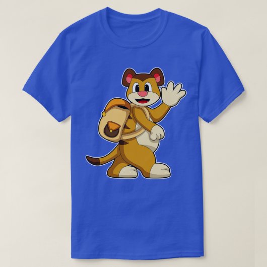 Meerkatバックパック Tシャツ (デザイン正面)