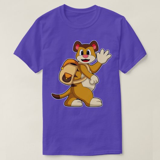 Meerkatバックパック Tシャツ (デザイン正面)