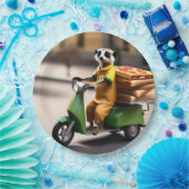 Meerkatピザをタックタックで配達する ペーパープレート (パーティー)