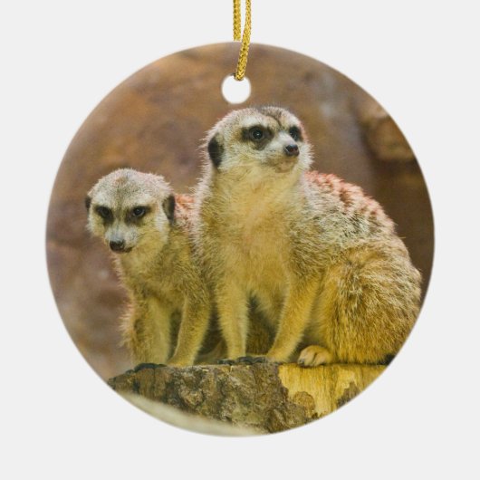 meerkat セラミックオーナメント (正面)