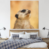 Meerkat 001 by JAMFoto キャンバスプリント (インサイチュ (寝室))