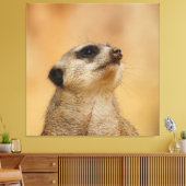 Meerkat 001 by JAMFoto キャンバスプリント (インサイチュ (リビング))