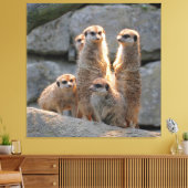 Meerkat 110 キャンバスプリント (インサイチュ (リビング))