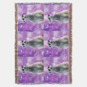 Meerkat,_Ball_Ball,_Throw_Blanketグリッター スローブランケット (正面縦)