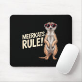 Meerkat Design For Men Women Kids Zoo Keeper Safar マウスパッド (マウス)