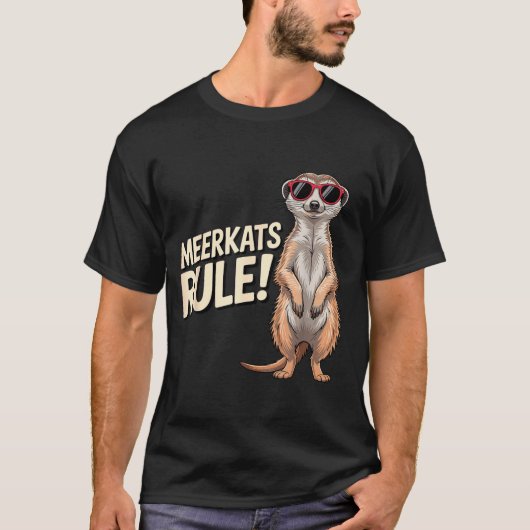 Meerkat Design For Men Women Kids Zoo Keeper Safar Tシャツ (正面)
