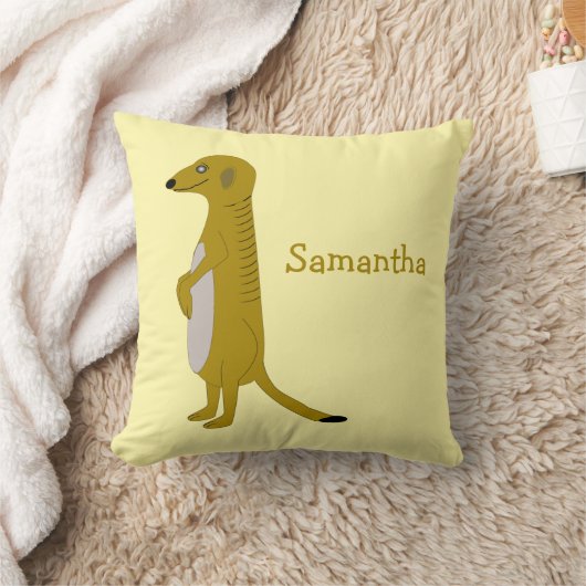 Meerkat Design Personalised クッション (ブランケット)