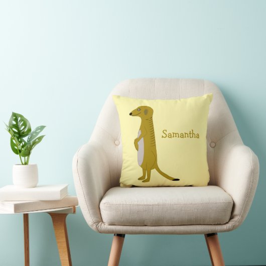 Meerkat Design Personalised クッション (椅子)