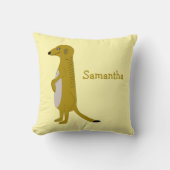 Meerkat Design Personalised クッション (正面)