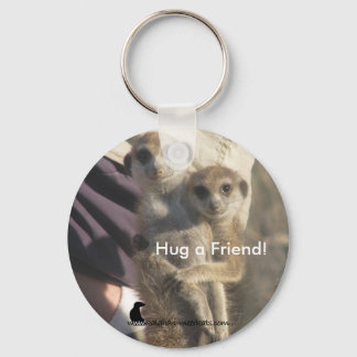 Meerkat Hug a Friend - Keychain キーホルダー