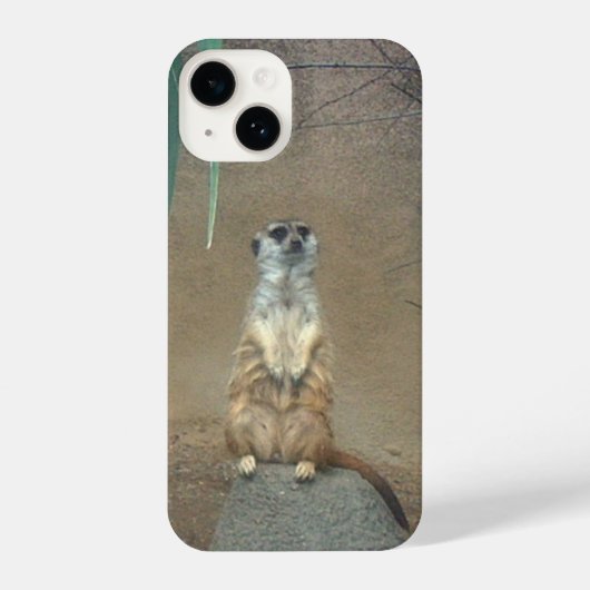 Meerkat iPhone Case iPhoneケース (裏面)