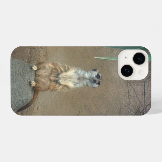 Meerkat iPhone Case iPhoneケース (裏面横)