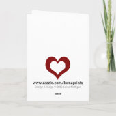 Meerkat Valentine Card シーズンカード (裏面)