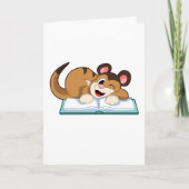 Meerkat with Book カード (正面)