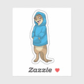 Meerkat with Hoodie シール (シート)
