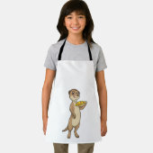 Meerkat with Pizza エプロン (インサイチュ)
