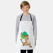Meerkat with Snail.PNG エプロン (着用した状態)