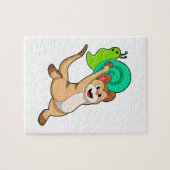 Meerkat with Snail.PNG ジグソーパズル (横)