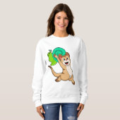 Meerkat with Snail.PNG スウェットシャツ (正面フル)