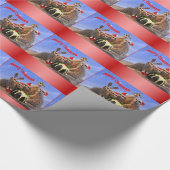 Meerkatsのメリーな包装紙-クリスマス ラッピングペーパー (角)