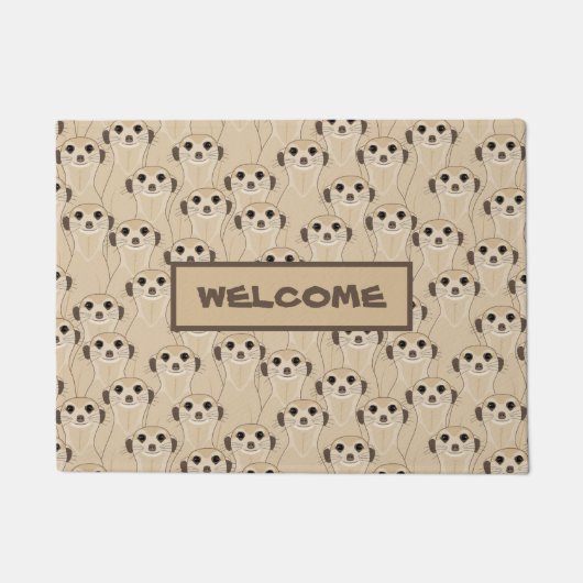 Meerkats - Suricata ドアマット (正面)