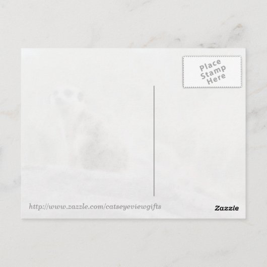 Meerkcat (0447)はがき ポストカード (裏面)