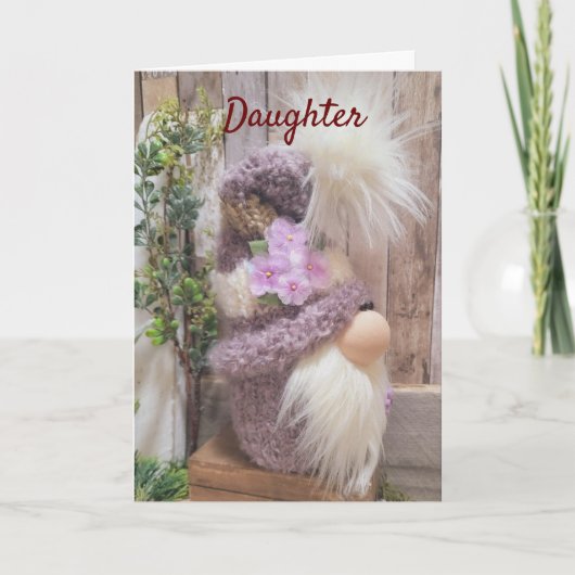 *MEERRY CHRISTMAS* to the *DAUGHTER* Holiday Card シーズンカード (正面)