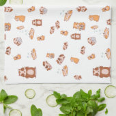 Meerschweinchen Armee niedliches Pattern キッチンタオル (折り畳み)