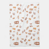 Meerschweinchen Armee niedliches Pattern キッチンタオル (縦)