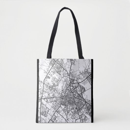 Meerut Uttar Pradesh City Map トートバッグ (正面)