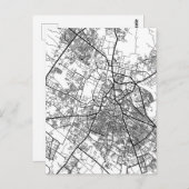 Meerut Uttar Pradesh City Map ポストカード (正面/裏面)