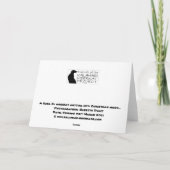 Meery Kalahariのクリスマス- Seaonsの挨拶 シーズンカード (裏面)